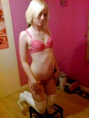 Little blonde girlfriend posing nude..